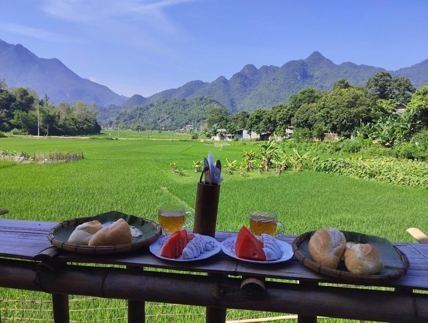Meadow Mai Chau Homestay Экстерьер фото